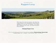 Tablet Screenshot of champagne-ruppert-leroy.com